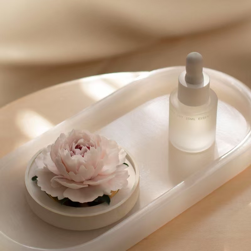 呈白 十二花神非遗瓷花